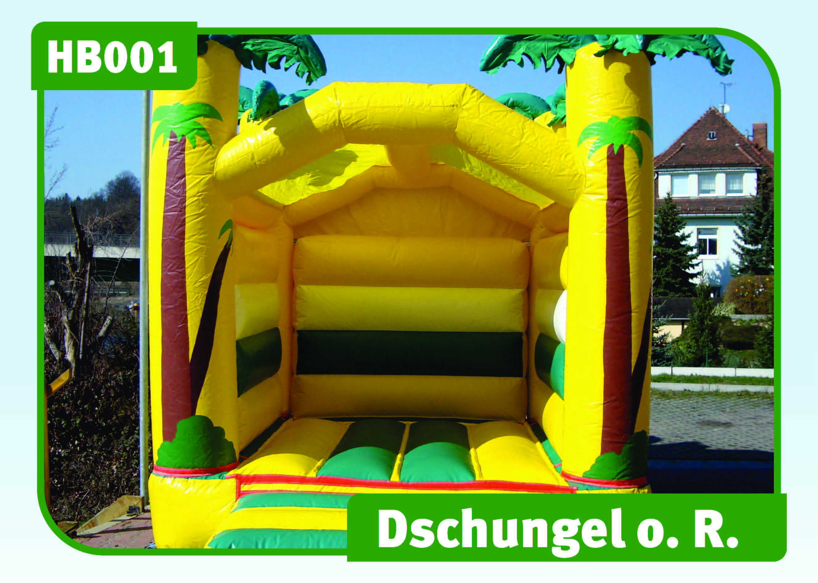 Hüpfburg o.R. Dschungel